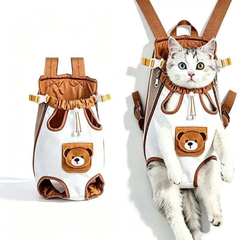 Breathable Front Carrier Backpack for Cats and Dogs