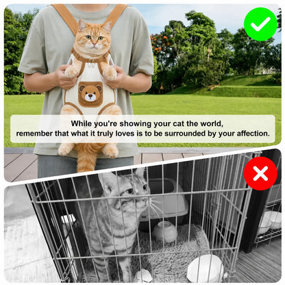 Breathable Front Carrier Backpack for Cats and Dogs