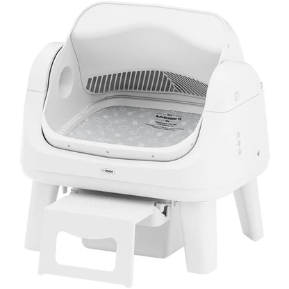 Open-Top Automatic Self-Cleaning Cat Litter Box