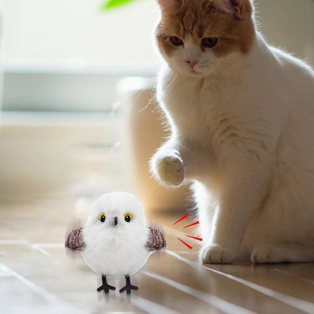 Interactive Flapping Bird Cat Toy