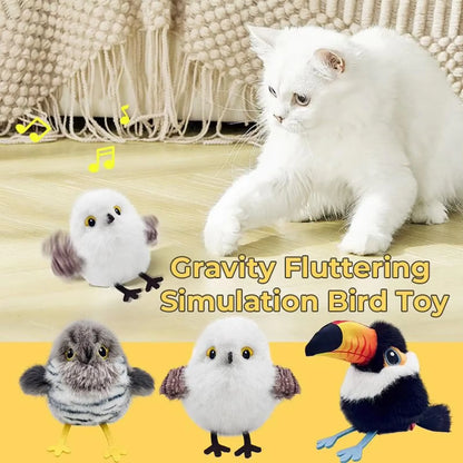 Interactive Flapping Bird Cat Toy
