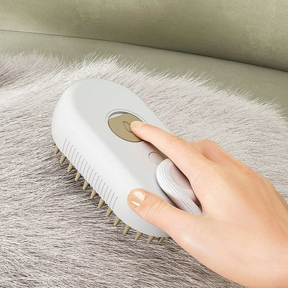 3-in-1 Fine Mist Grooming Brush for Cats and Dogs