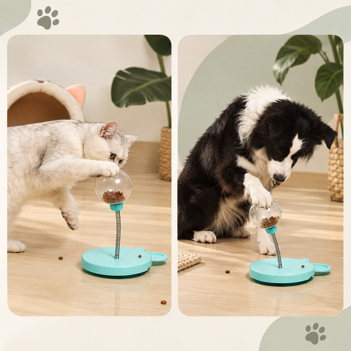 Interactive Treat Puzzle Toy for Cats and Dogs