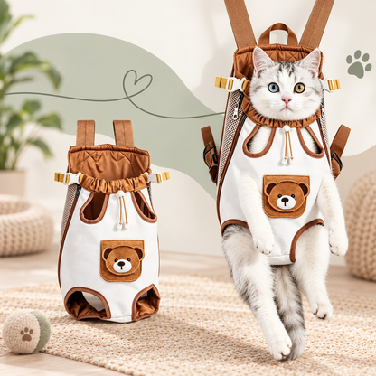 Breathable Front Carrier Backpack for Cats and Dogs