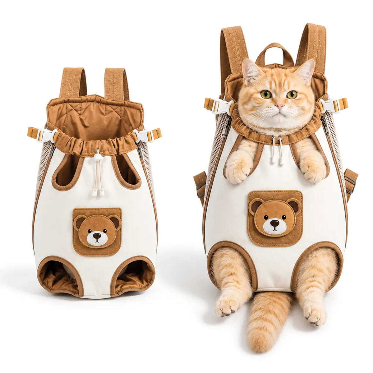 Breathable Front Carrier Backpack for Cats and Dogs