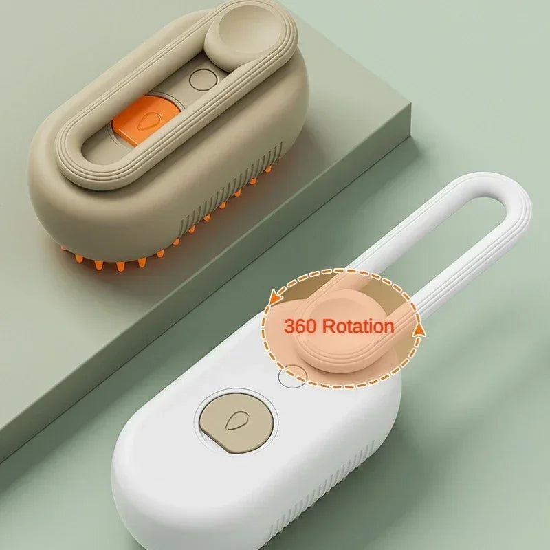 3-in-1 Fine Mist Grooming Brush for Cats and Dogs