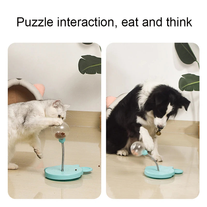 Interactive Treat Puzzle Toy for Cats and Dogs