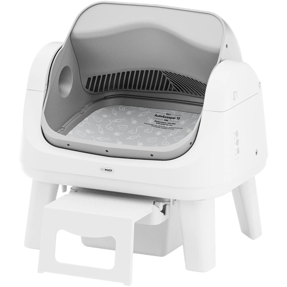 Open-Top Automatic Self-Cleaning Cat Litter Box