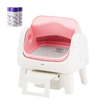 Open-Top Automatic Self-Cleaning Cat Litter Box